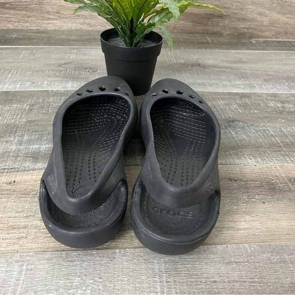Crocs Kadee Sling Back Slide in Black Flat Size Women’s 8 - Picture 6 of 10
